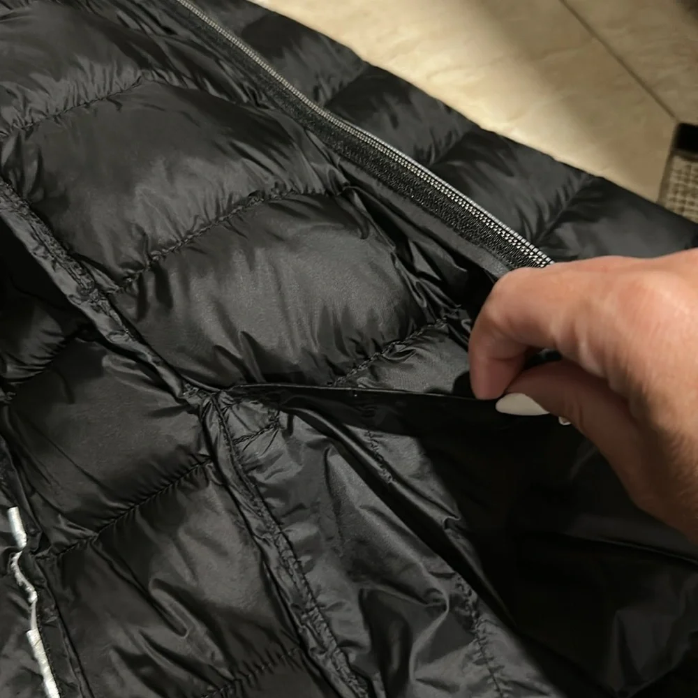 MK Women's Black Quilted Jacket - Picture 4 of 7